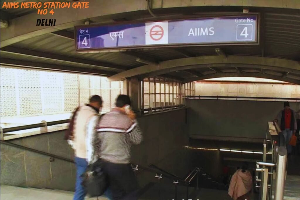 AIIMS Metro Station Gate No 4
