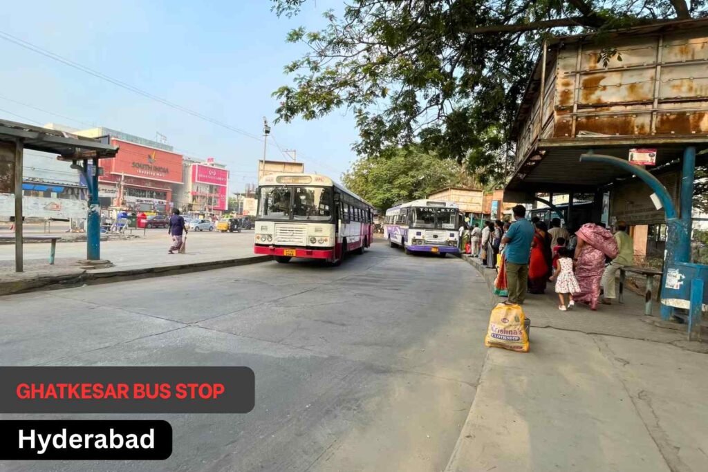 How to reach Ghatkesar Bus Stop, Hyderabad Ghatkesar Bus Stop