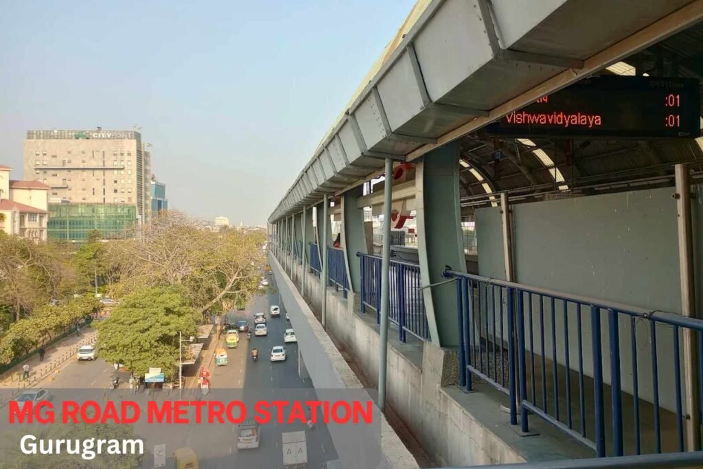How to reach MG Road Metro Station, Gurugram mg road metro station